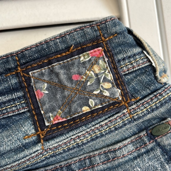 Mavi Blue Straight Leg Jeans with Vintage Wash - Picture 6 of 9